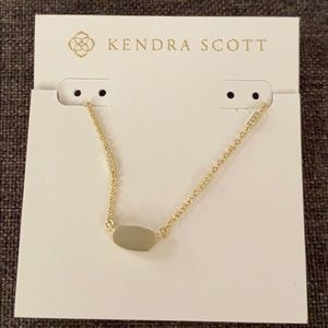 Kendra Scott gold Fern necklace